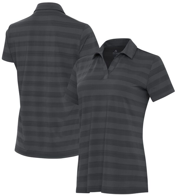 アンティグア レディース トップス ポロシャツ Antigua Women's Tunnel Golf Polo Carbon Multi マルチカラー|ReVida 店