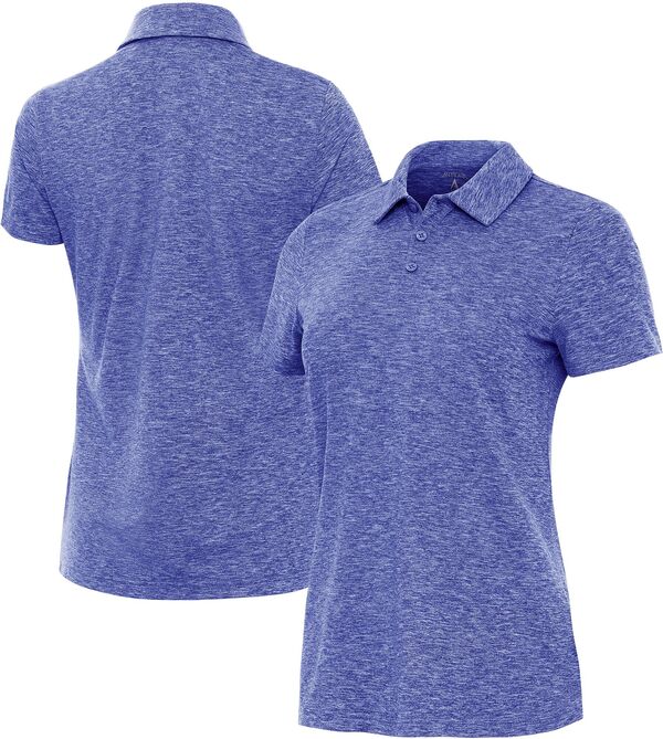 アンティグア レディース トップス ポロシャツ Antigua Women's Matter Golf Polo Dark Royal Heather ヘザー|ReVida 店