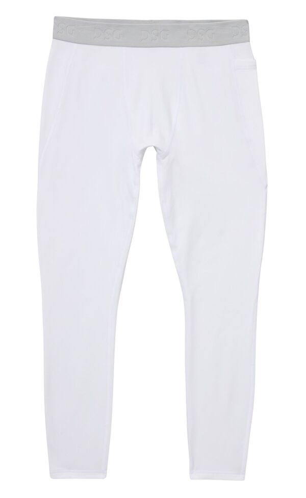 DSG メンズ ボトムス カジュアルパンツ DSG Men's Cold Weather Compression Tights with Pocket Pure White ホワイト
