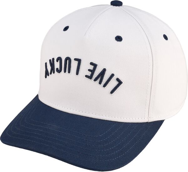ブラックローバー レディース アクセサリー 帽子 ダウン Black Clover Men's Upside Down Luck 2 Golf Hat White/Navy ホワイト