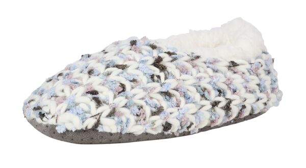 ノースイースト レディース アンダーウェア 靴下 Northeast Outfitters Cozy Cabin Women's Chunky Space Dye Slippers Blue ブルー