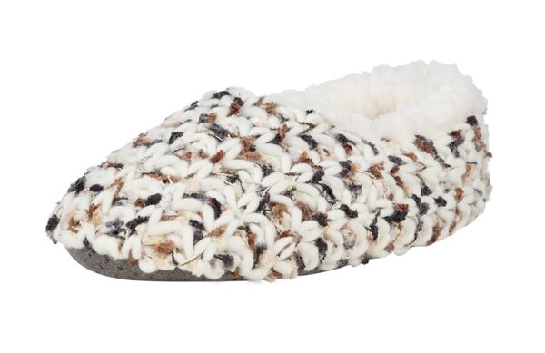 ノースイースト レディース アンダーウェア 靴下 Northeast Outfitters Cozy Cabin Women's Chunky Space Dye Slippers Brown ブラウン