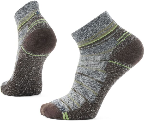 かっこ良い羊毛 レディース アンダーお召しもの ソックス アンクル Smartwool Men\u0027s Hike Light Cushion Pattern Ankle Socks Ash/Charcoal 濃灰色