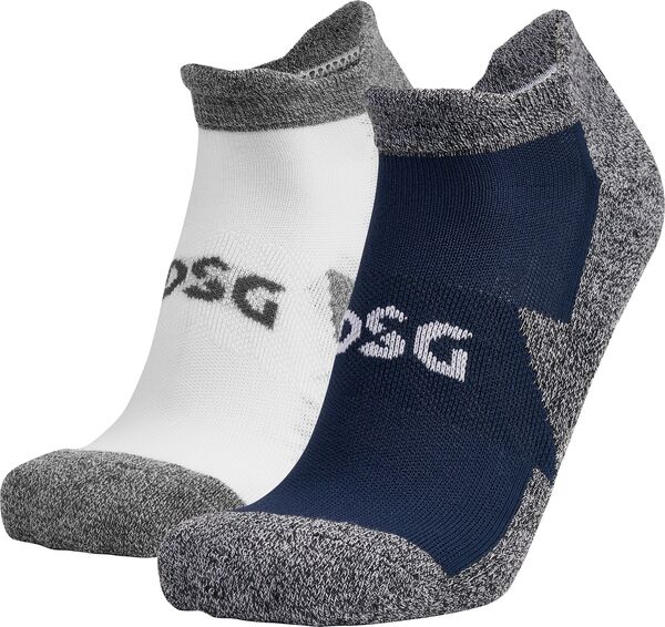 DSG メンズ アンダーウェア 靴下 DSG Run Socks 2 Pack University Navy ネイビー