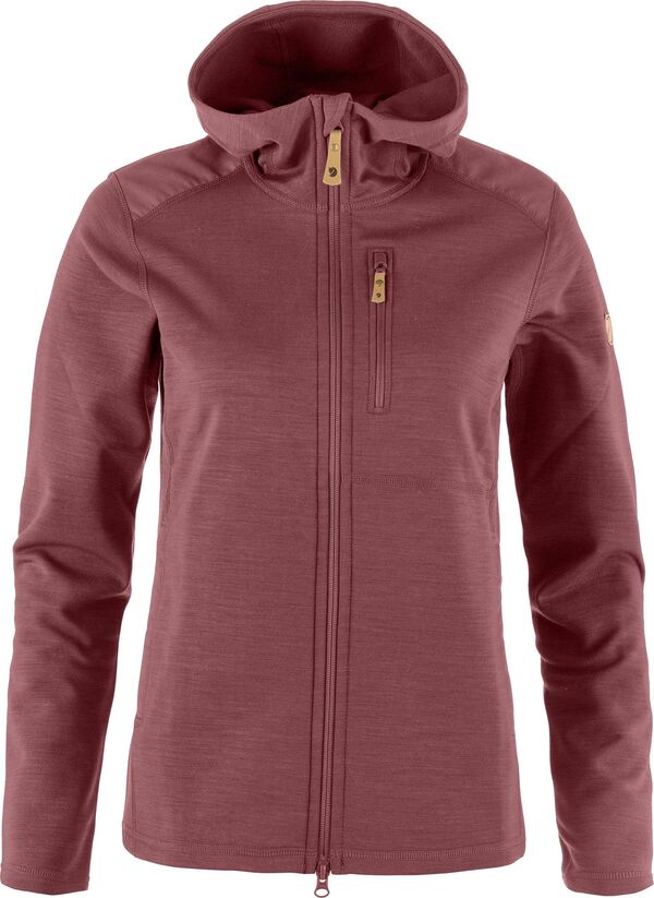 フェールラーベン レディース アウター パーカー・スウェット フリース Fjallraven Women\u0027s Keb Fleece Hoodie Mesa Purple パープル