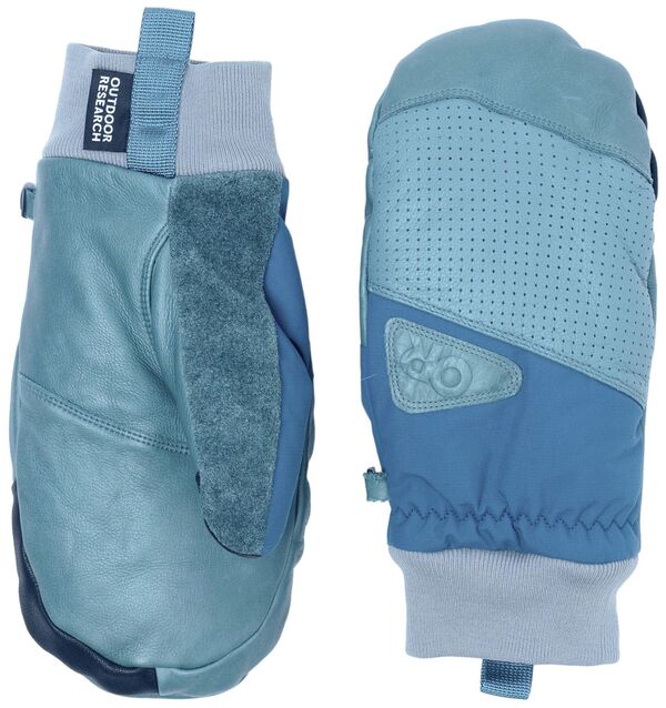 アウトドアリサーチ レディース アクセサリー 手袋 レザー Outdooresearch Snowcrew Leather Mitts Neptune/Harbor