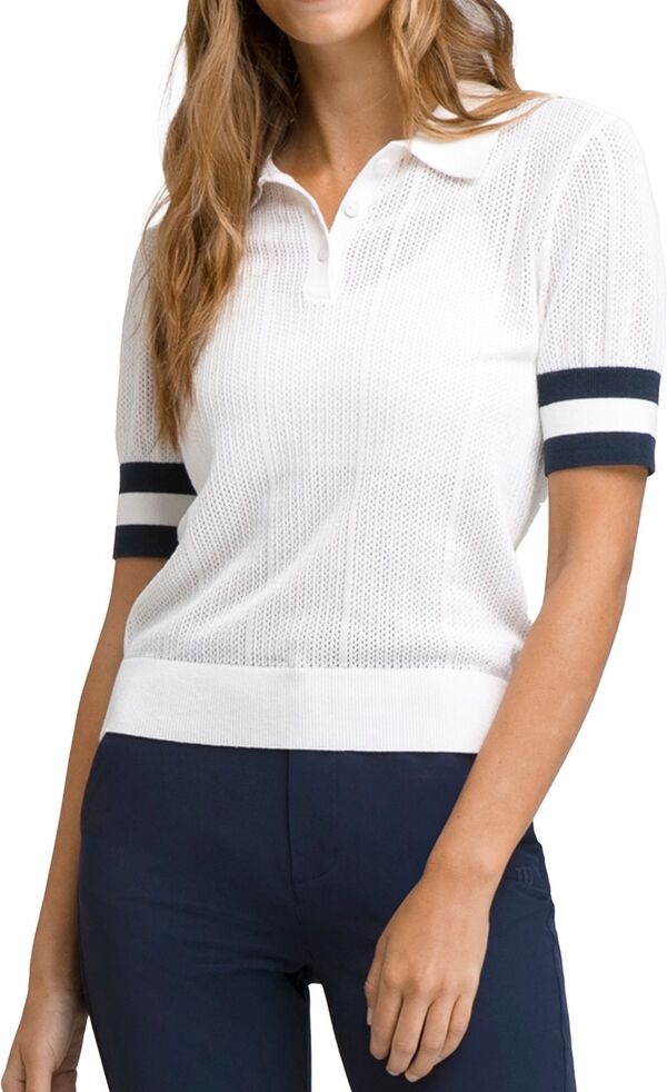 ウィルソン レディース トップス ポロシャツ Wilson Women's Essex Tennis Polo Bright White ホワイト｜ReVida 店
