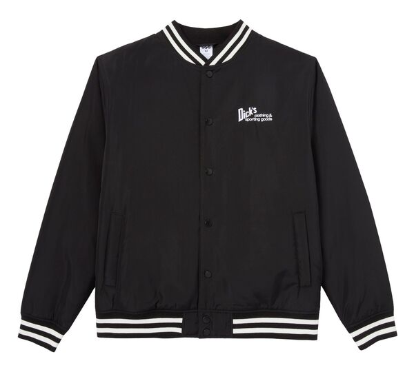 DSG メンズ アウター 上衣・上衣 DSG DICK\u0027s Heritage Shop Varsity Jacket Pure Black Retro 黒いこと