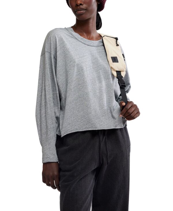 フリーピープル レディース アウター ジャケット・ブルゾン Tシャツ FP Movement Women's Inspire Layer Tee Heather Grey グレー｜ReVida 店