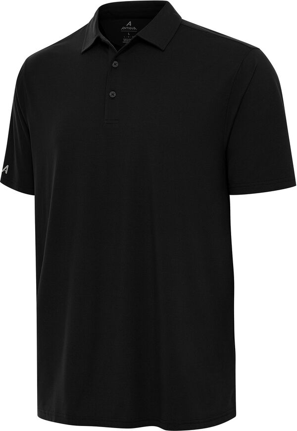 アンティグア メンズ トップス ポロシャツ Antigua Men's Era Solid Golf Polo Black ブラック