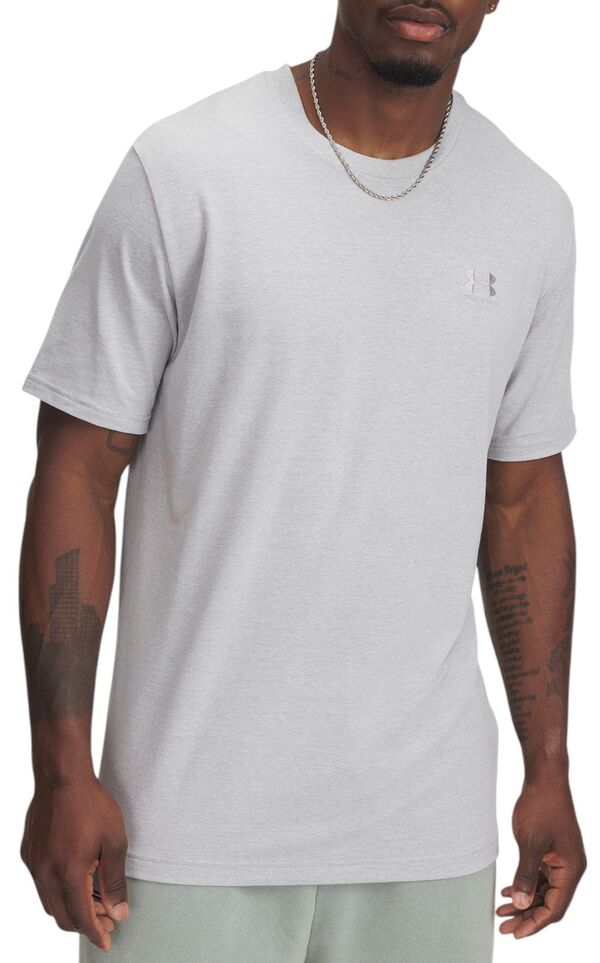 アンダーアーマー メンズ トップス Tシャツ グラフィック Under Armour Men's Icon Graphic T-Shirt Mod Gray Lt Hr/Mod Gry グレー