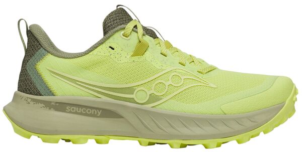 サッカニー レディース シューズ スニーカー Saucony Women\'s Peregrine 15 Trail Running Shoes Yellow/Green イエロー