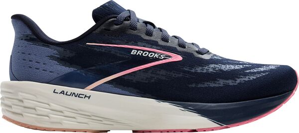 ブルックス レディース シューズ スニーカー Brooks Women\u0027s Launch 11 Running Shoes Navy/Blue/Pink 米国海軍