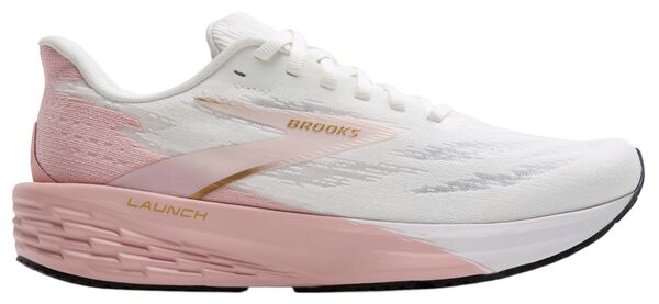 ブルックス レディース シューズ スニーカー Brooks Women's Launch 11 Running Shoes White/Gold ホワイト
