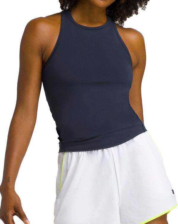 ウィルソン レディース トップス タンクトップ ノースリーブ Wilson Women'sleeveless Fieldhouse Tennis Tank Top Classic Navy ネイビー