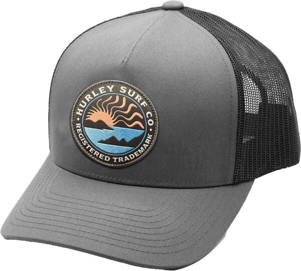 ハーレー メンズ アクセサリー 帽子 Hurley M Patched Trucker Hat Dark Grey グレー