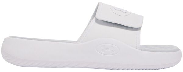 アンダーアーマー メンズ シューズ スニーカー Under Armour Men's Ignite Pro 8 Slides White/Halo Gray/White ホワイト｜ReVida 店
