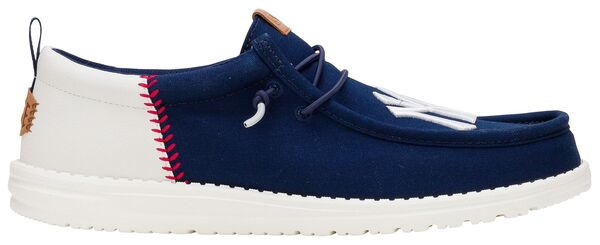 ヘイデュード メンズ シューズ スニーカー Hey Dude Men's Wally Funk MLB Yankeeshoes Blue ブルー