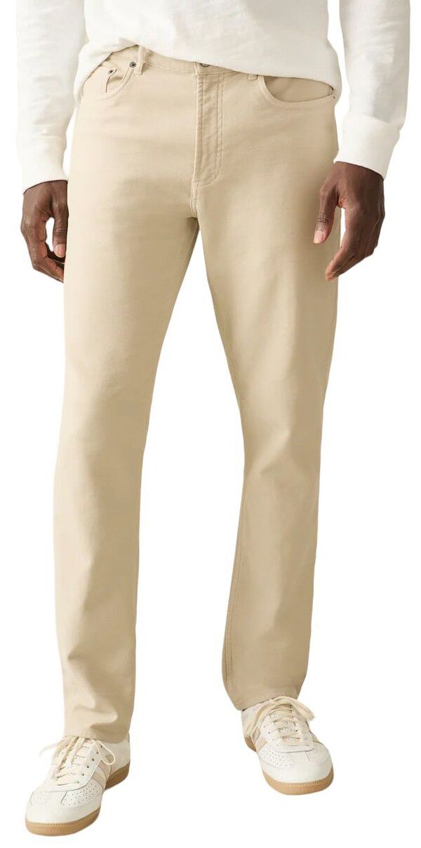 ファレティ メンズ ボトムス カジュアルパンツ パイル Faherty Men'stretch Terry 5 Pocket Pantstone ストーン|ReVida 店