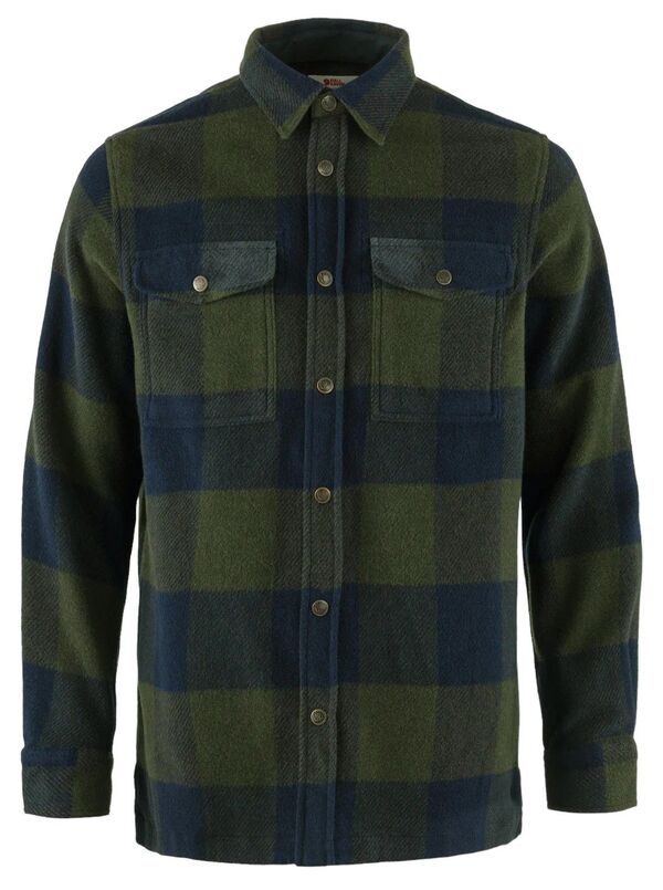 フェールラーベン メンズ トップス シャツ Fjallraven Men's Canada Shirt Deep Forest/Dark Navy ネイビー