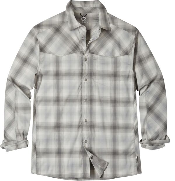 クラブライド メンズ トップス シャツ Club Ride Men's Go Long Shirt Shade Grey グレー｜ReVida 店