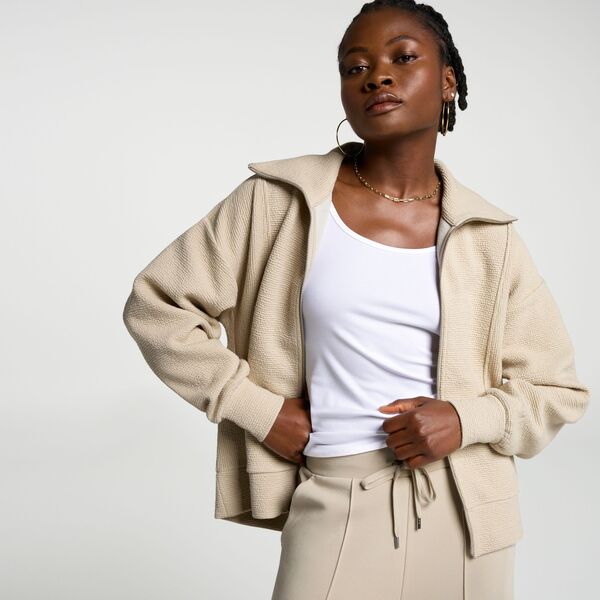 キャリー レディース アウター ジャケット・ブルゾン CALIA Women's Elevate Full Zip Jacket Khaki Sand カーキ