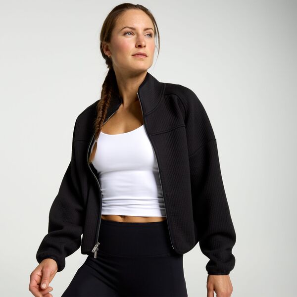 キャリー レディース アウター ジャケット・ブルゾン CALIA Women's Elevate Structured Full Zipure Black ブラック｜ReVida 店