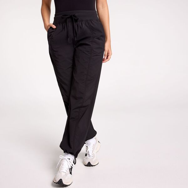 キャリー レディース ボトムス カジュアルパンツ CALIA Women's Effortless Nyluxe Straight Cinch Pant Pure Black ブラック｜ReVida 店