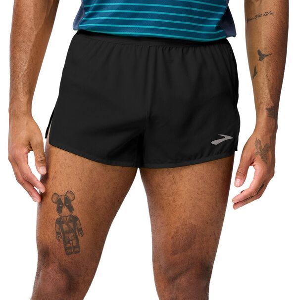 ブルックス メンズ ボトムス ハーフパンツ・ショーツ ショートパンツ Brooks Men's Breakaway 3'' Shorts Black ブラック 14,896円