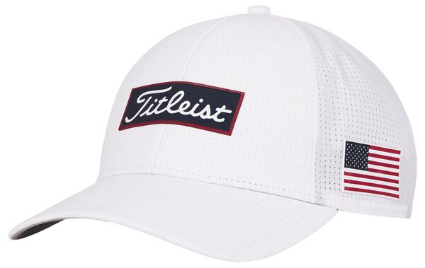 タイトリスト メンズ アクセサリー 帽子 Titleist Adult Pior Generation Oceanside Golf Hat White/Navy/Red ホワイト|ReVida 店
