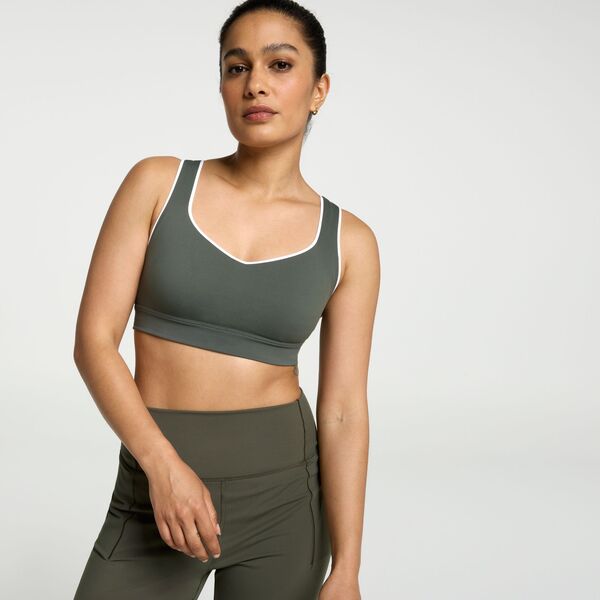 キャリー レディース アンダーウェア ブラジャー CALIA Women's Inspire Tipped Bra Ivy Green グリーン