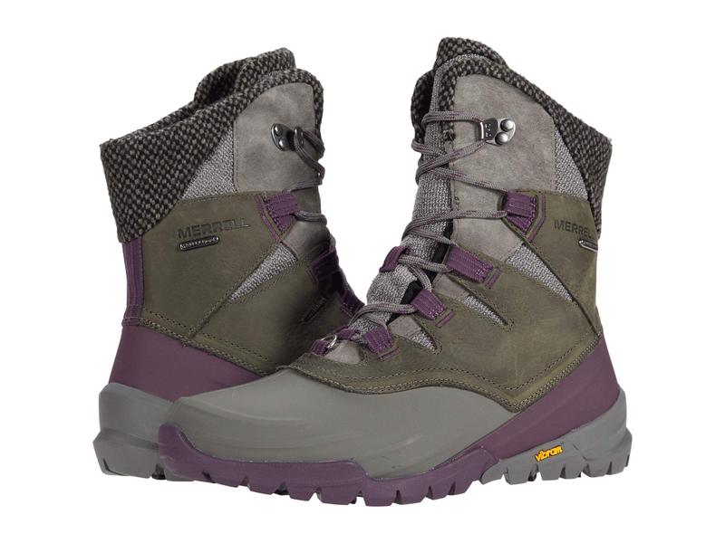 その他 当店の記念日 メレル レディース ブーツ レインブーツ シューズ Thermo Aurora 2 Mid Shell Waterproof Merrell Grey