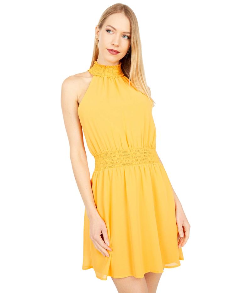 レディースファッション ワンピース 日本製 ワンピース レディース bジェネレーション トップス Butterscotch Sb1sx5d12 Dress Surplice Detail Smocked Beachsidecliniccr Com