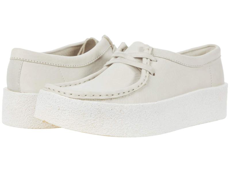 サイズ交換無料 クラークス クラークス スニーカー スニーカー シューズ White スニーカー Nubuck White 送料無料 シューズ レディース White クラークス レディース Wallabee Cup Nubuck Revida 店