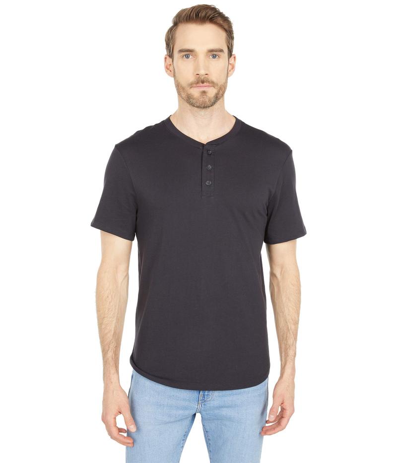 楽天ランキング1位 ラッキーブランド メンズ シャツ トップス Pima Henley Black Onyx Revida 店 売れ筋商品 Esdm Jatimprov Go Id