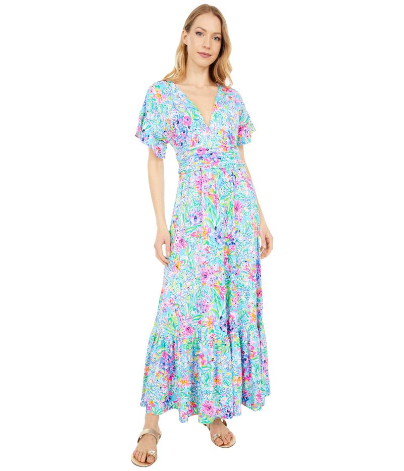 レディースファッション ワンピース リリーピュリッツァー レディース ワンピース トップス Jessi Midi Dress Amalfi Blue All 数々のアワードを受賞