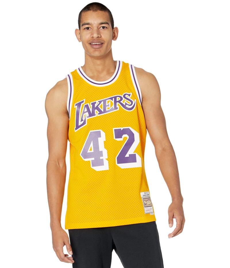 50 Off 楽天市場 ミッチェル ネス メンズ シャツ トップス Nba Swingman Jersey Lakers 84 85 James Worthy Light Gold Revida 楽天市場店 超特価激安 Www Laperodeslocaux Fr