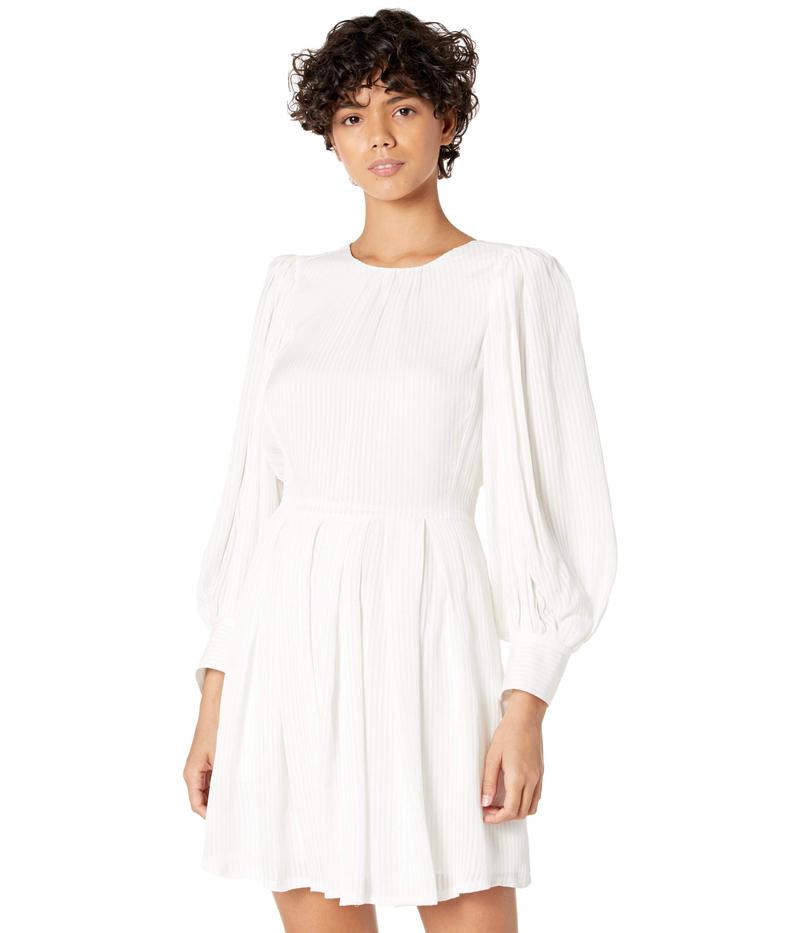 正規品 レベッカテイラー レディース ワンピース トップス Long Sleeve Shadow Stripe Dress Snow 国産 Fiker Org