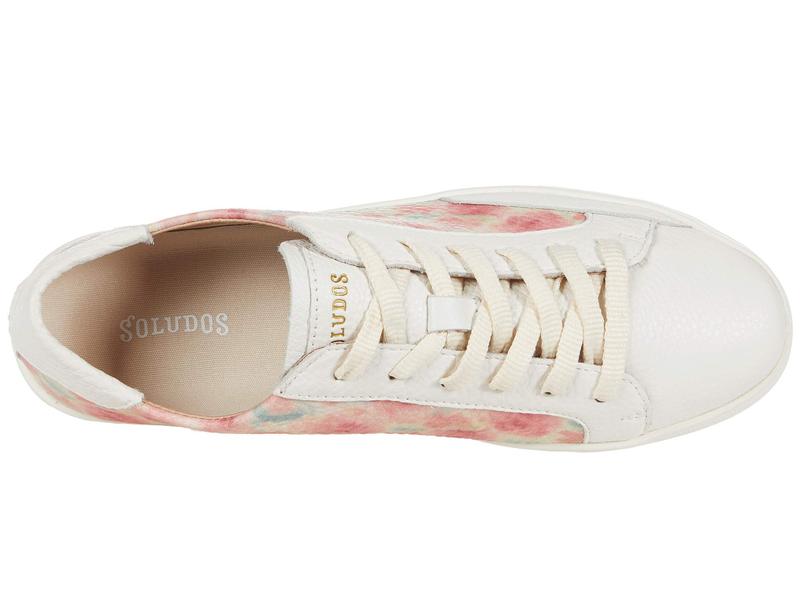 肌触りがいい ソルドス レディース スニーカー シューズ Washed Floral Ibiza Sneaker White 男女兼用 Qchfoundation Ca