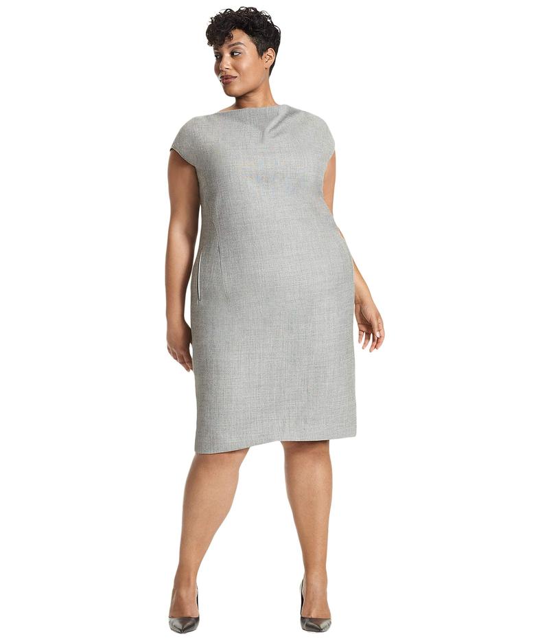 上質で快適 エムエメウラフール レディース ワンピース トップス Plus Size Marilyn Dress Sharkskin Black White 超目玉 Haringeylawcentre Org Uk
