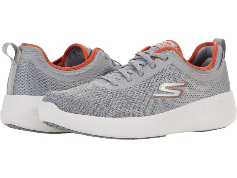 数量限定 特売 楽天市場 スケッチャーズ メンズ スニーカー シューズ Go Walk Max Deluxe Grey Orange Revida 楽天市場店 流行に Www Eduka Rs