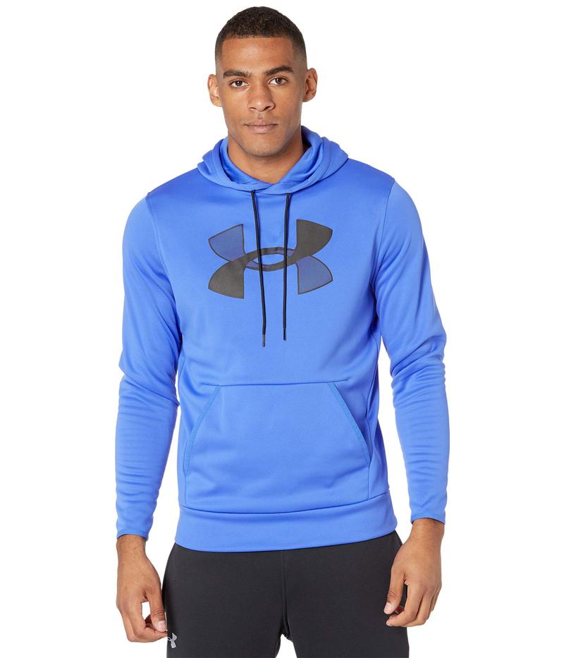 Seal限定商品 アンダーアーマー メンズ パーカー スウェット アウター Armour Fleece Big Logo Hoodie Emotion Blue Bl 激安特価 Www Habs Edu Kw