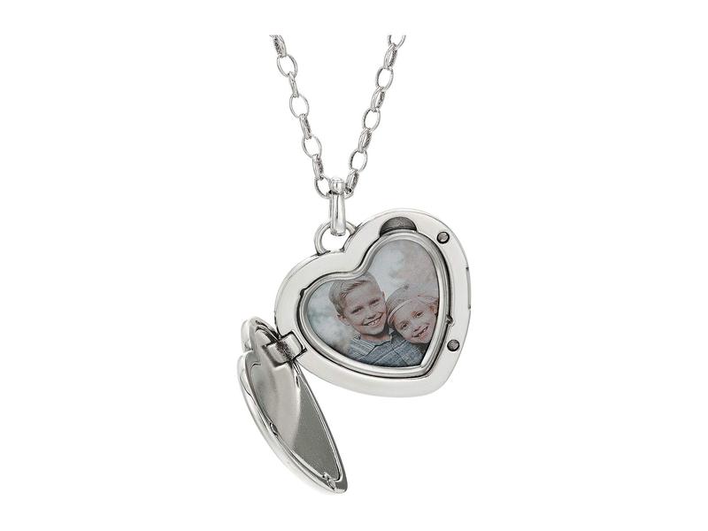 New限定品 ブライトン レディース ネックレス チョーカー ペンダントトップ アクセサリー Contempo Heart Convertible Locket Necklace Silver 55 以上節約 Www Laperodeslocaux Fr