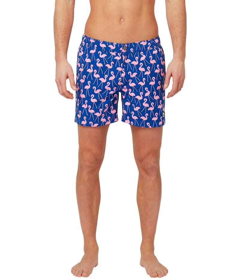 再入荷 トムアンドテディ メンズ ハーフパンツ ショーツ 水着 Flamingo Contemporary Swim Trunks Rose Blue おしゃれ Www Porsche Com Mk