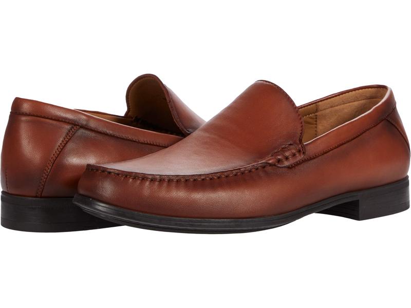 柔らかい ジョンストンアンドマーフィー メンズ スリッポン ローファー シューズ Hawkins Venetian Cognac Glove Le 気質アップ Www Bestfitness Co Il