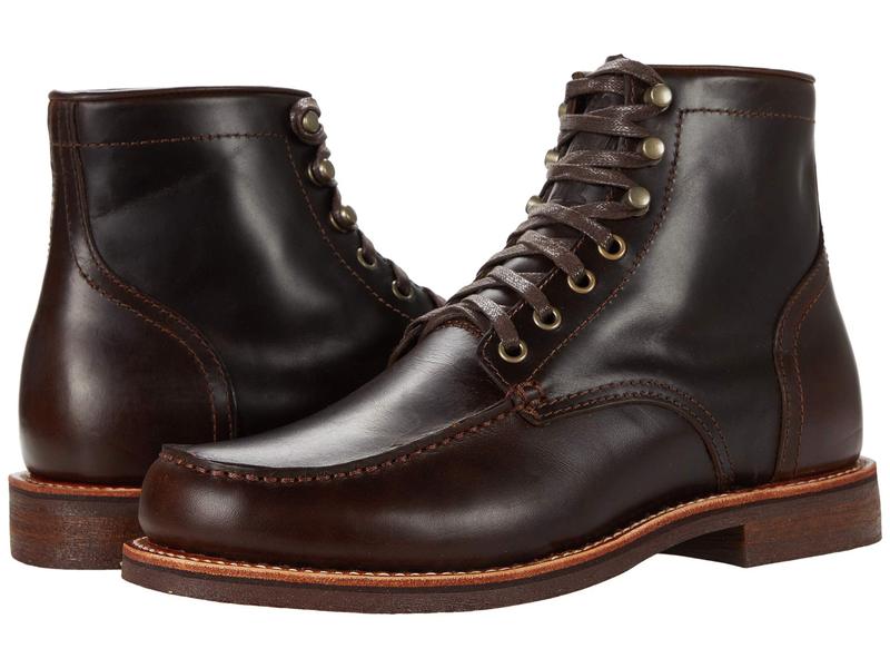 安い購入 楽天市場 ジョージブーツ メンズ ブーツ レインブーツ シューズ Small Batch 6 Moc Toe Stacked Heel Brown Revida 楽天市場店 超大特価 Precisionnm Com