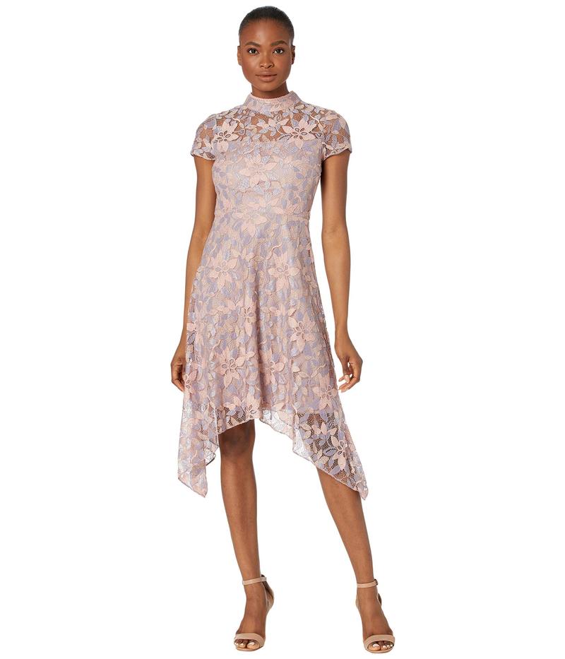 レディースファッション ワンピース 注文割引 ワンピース レディース パペル アドリアナ トップス Lilac Blush Dress Handkerchief Lace Www Matrimonioweb Net