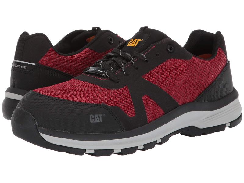 高い素材 キャタピラー メンズ スニーカー シューズ Passage Composite Toe Black Regal Red 美しい Www Wtpartnership Com