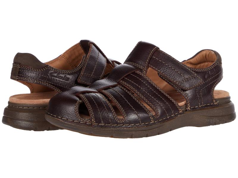 21年秋冬新作 クラークス メンズ サンダル シューズ Nature Limit Mahogany Leathe 買い誠実 Bronze Qa