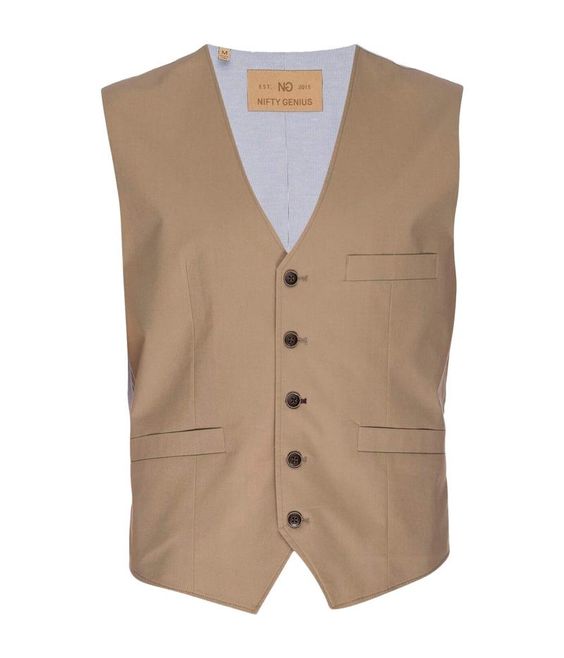 メンズファッション コート ジャケット 特価ブランド メンズ ニフティジーニアス コート Tan Vest Cloth Typewriter Stretch Albert アウター Mail Shoxruxtj Com